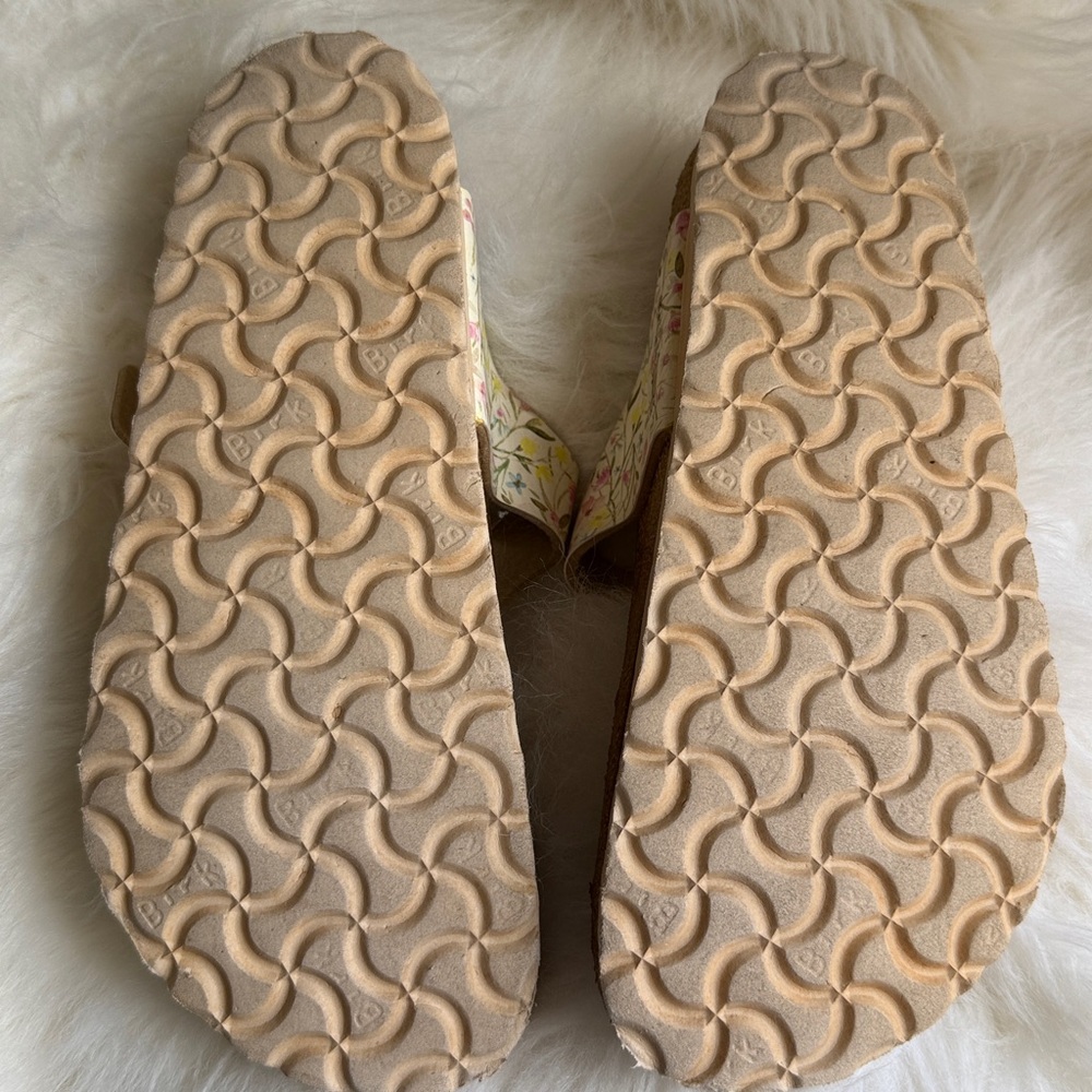 BIRKENSTOCK Gizeh BS Birko Flor VEGAN Thong Sandal EU36/US 5.5 WATERCOLOR FLOWER - Picture 10 of 10